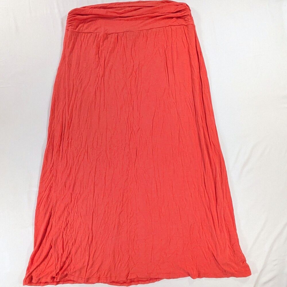 Image Nation Coral Maxi Skirt 2x